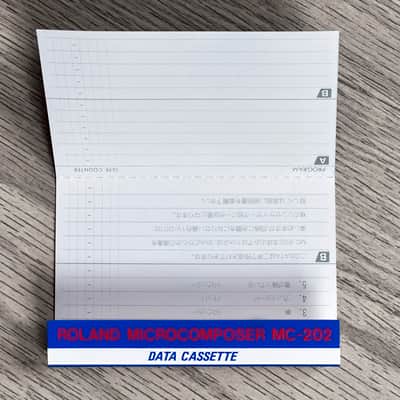 Roland MC-202 The original Data Cassette // RARE!! image 5