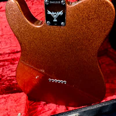 ⚡︎1995 FENDER AMERICAN TELECASTER ⚡︎ BIGSBY ⚡︎ CHAMPAGNE SPARKLE image 10