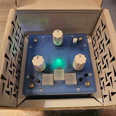 BASTL Instruments Trinity DRUM Polyphonic Drum Sample Player 2017 - Clear Blue RARE w/ Original BOX image 2