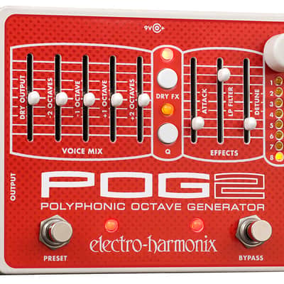 New Electro-Harmonix POG 2 Polyphonic Octave Generator Guitar Effects Pedal image 1