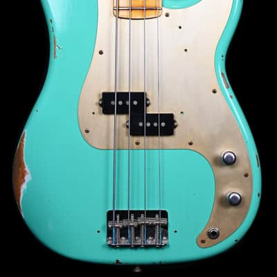 Fender Custom Shop '59 Precision Bass from 2018 in Seafoam Green with original Hardcase image 4