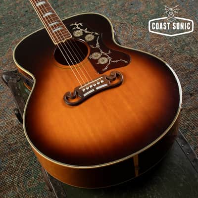 1992 Orville by Gibson J-200 Jumbo Acoustic Electric Guitar w/ Case image 6