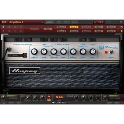 IK Multimedia Ampeg SVX 2 Collection of Bass Amplifier and Cabinet Emulations for AmpliTube Plug-In (Download) image 8