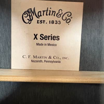 Martin X-Series OMC-X1 W/ Fishman Electronics - Black image 4