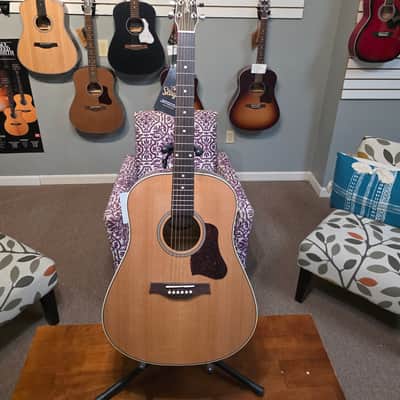 Seagull Coastline Momentum HG Cedar/Cherry Dreadnought with Fishman Electronics 2010s - High Gloss Natural image 1
