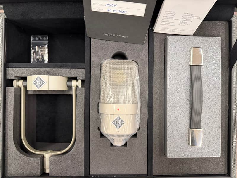 Neumann M 49 V Large Diaphragm Multipattern Tube Condenser Microphone 2022 - Present - Nickel image 1