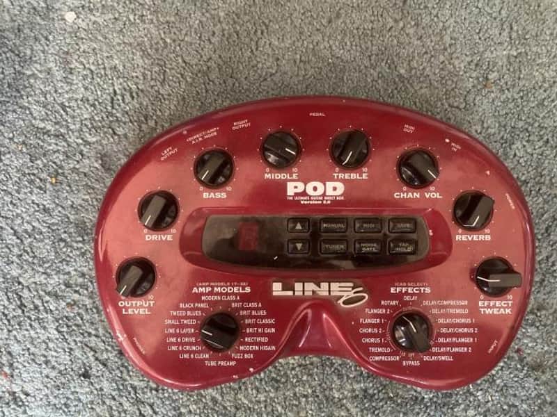 Line 6 POD 2.0 Multi-Effect and Amp Modeler image 1
