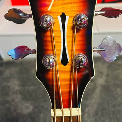 Fender FA-450CE 4-String Maple / Mahogany Acoustic Bass with Laurel Fretboard 2019 - 3-Tone Sunburst image 3