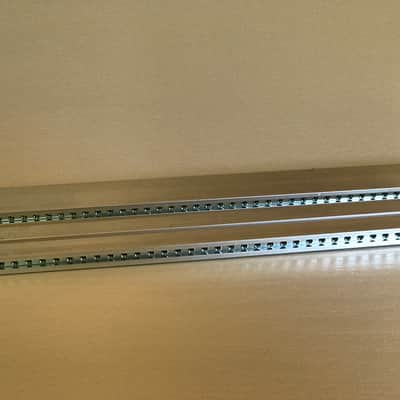Pair 84HP Modular Eurorack Rails w/ M3 Threaded Strips image 3