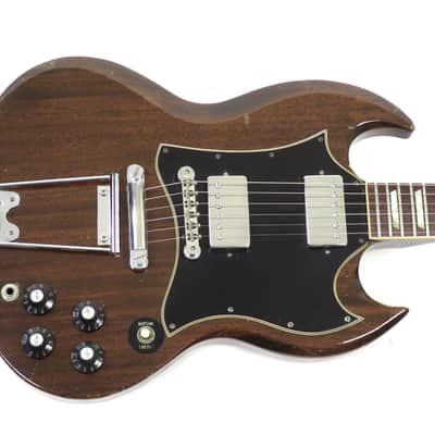 1971 Gibson SG Standard - Walnut Finish - Stop Tail Angus Young Vibe - Large Pickguard image 6