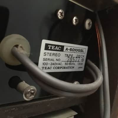 TEAC A-6010 GSL 7 inch Auto Reverse reel to reel tape deck recorder image 9