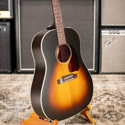 Gibson J-45 Special Acoustic/Electric Guitar - Satin Vintage Sunburst with Gig Bag image 15