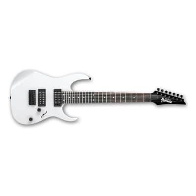 Ibanez RG Gio Series GRG7221 7-String Electric Guitar, Rosewood Fretboard, White image 5