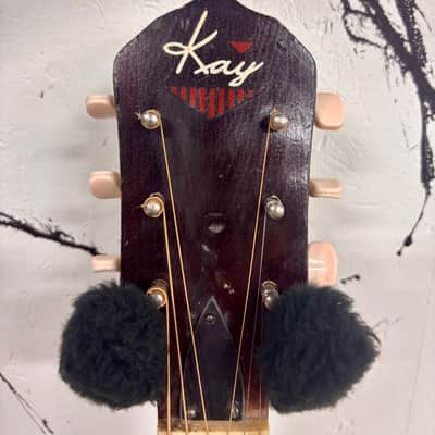 Vintage Kay P-3 Archtop Acoustic – Sunburst – w/ Period-Correct Case image 3