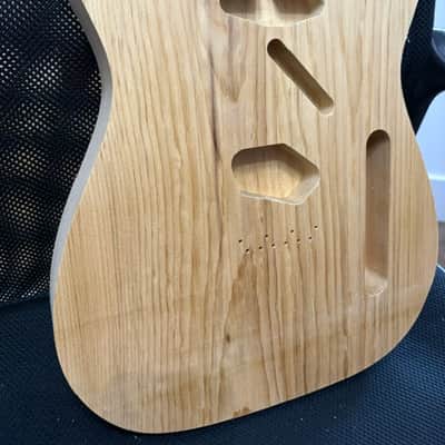 Hades Roasted Maple, Roasted Pine Telecaster PineCaster Rustic Body Raw off the CNC image 12