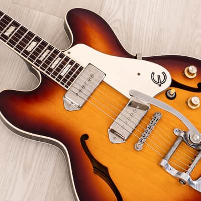 1995 Epiphone Casino-JL John Lennon Edition Pre-Elitist w/ Bigsby & Hangtag, Japan Terada image 8