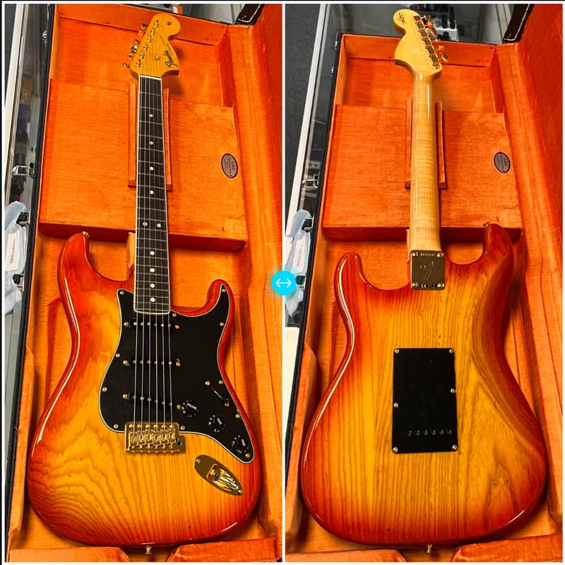 Fender American Custom Stratocaster NOS, Ebony Fingerboard, Sienna Sunburst 2026 image 1