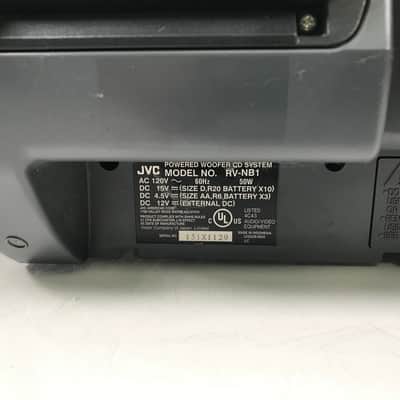 JVC AM/FM Stereo RV-NB1 Cassette / CD / Guitar AMP Kaboom Boombox image 11