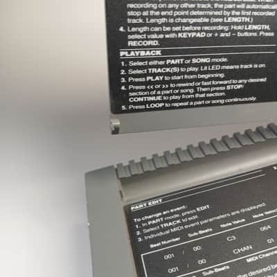 Alesis MMT-8 Multi-Track MIDI Recorder Sampler/Sequencer 1987 - 1992 - Black image 9