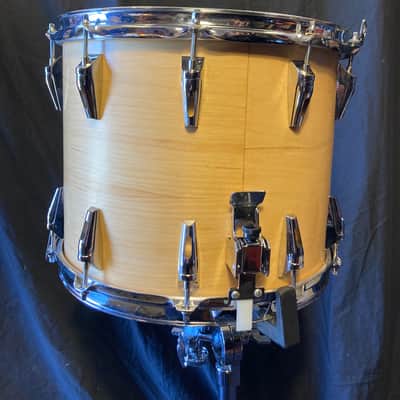 Russ McKinnon's, Remo 14x11.5" Brazilian Marching Snare Drum 1980's - Natural image 10