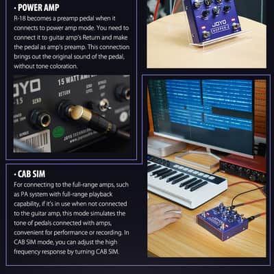 JOYO R-18 CHOPPER-Z Distortion Pedal Guitar Effect Pedal High Gain AMP Simulation Modern Metal Sound,price include the import duty for US buyer image 9