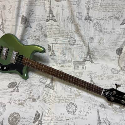 2021 Epiphone Embassy Pro Electric Bass, Wanderlust Green Metallic image 9