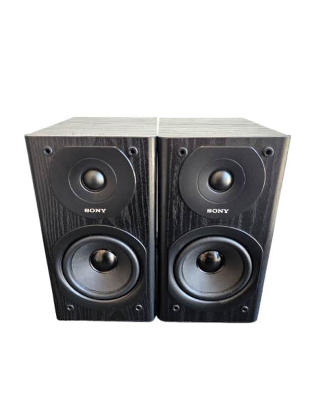 Sony Hi-Fi Speakers - Pair - Black - Excellent image 1