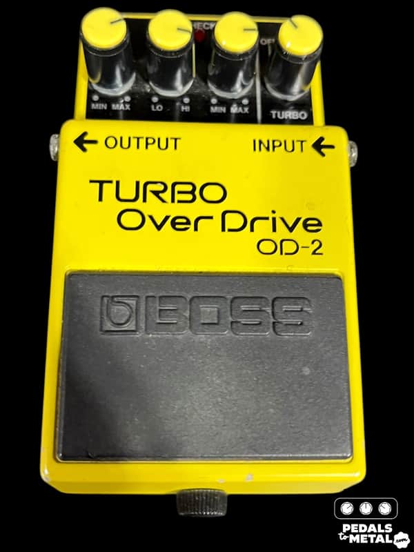 Boss OD-2 Turbo OverDrive (Black Label) | Reverb