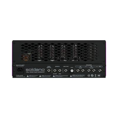 SOLDANO SLO 100R - 2 Channel - 100 Watt - All-Tube Rackmount Guitar Amp- PURPLE image 4