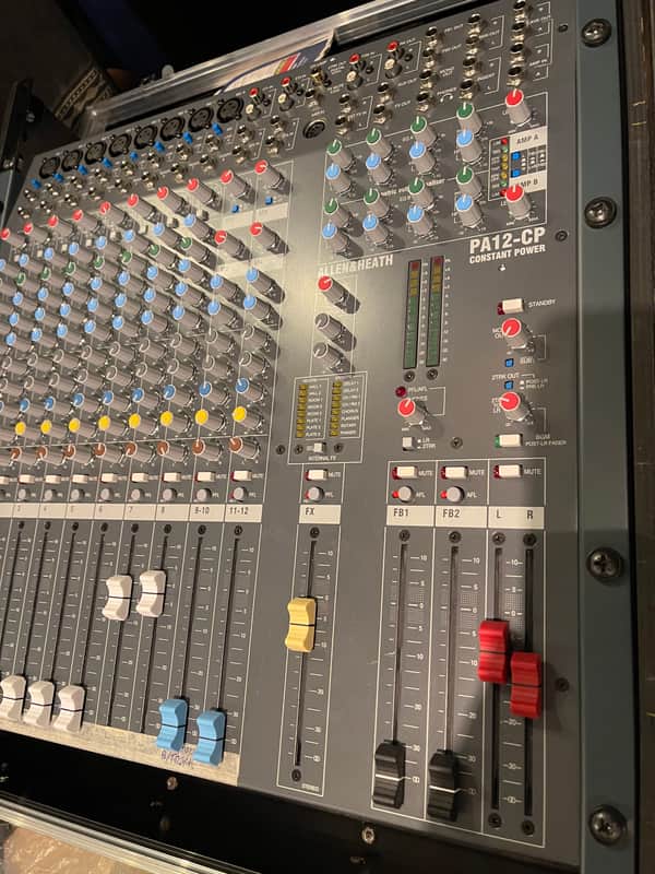 Allen & Heath PA12-CP Stage Mixer In Flight-case  (can split) image 1