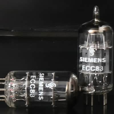 SIEMENS ECC83 / 12AX7 Precision Matched Pair Vintage 1960s Amplitrex Tested image 5