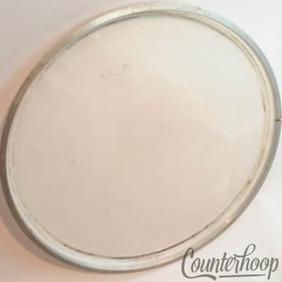 Slingerland 13"Sound King Drum Head Batter/Resonant White Parade USA Vintage 60s image 3