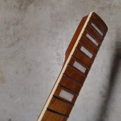 Roasted Maple Start Neck fits fender Stratocaster body 22fret Block Inlay image 5