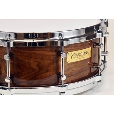 Carolina Drumworks Steambent Walnut Concert Snare 5x14 image 3