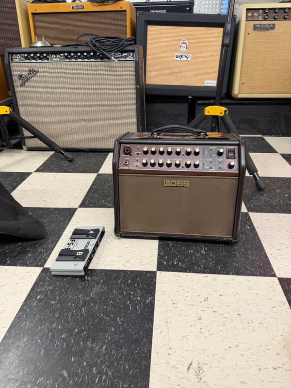 Boss ACS-LIVE Acoustic Singer Live 60w 1x6.5" Guitar Combo 2017 - Present - Brown image 1
