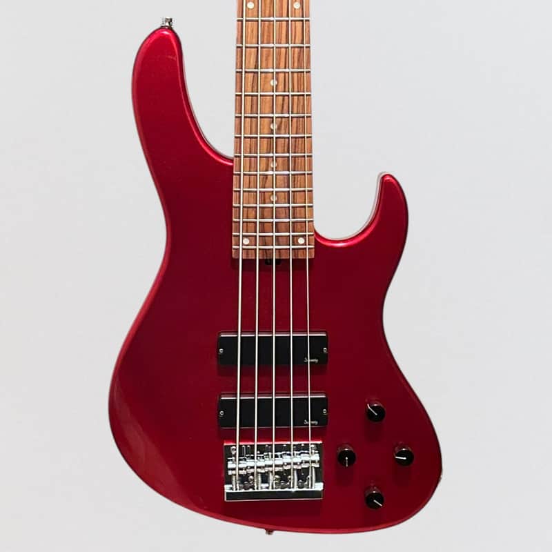 Sadowsky MetroExpress 24-Fret Modern Morado Board 5-String Electric Bass Guitar - Candy Apple Red image 1
