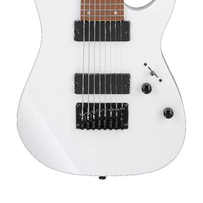 Ibanez Standard Series RG8 8-String Electric Guitar, White image 1