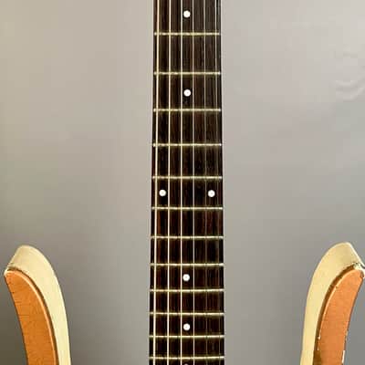 Danelectro Model 4623 Longhorn 6-String Bass Baritone Guitar 1959 Copper Burst image 14