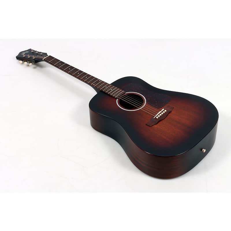 Guild D-20 Dreadnought Acoustic Guitar Regular Vintage Sunburst image 1