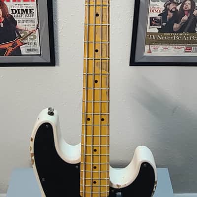 Nash PB-52 Relic Bass Guitar!  Excellent Bass! - White image 7