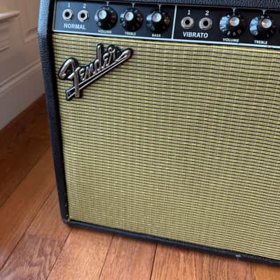1967 Fender Deluxe Reverb Blackface image 3
