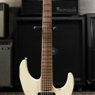 Jackson Custom Shop Special Edition PC1 Phil Collen Signature HSS FR84 Electric Guitar - Nitro Tour Relic Vanilla Shake with Hardshell Case image 6