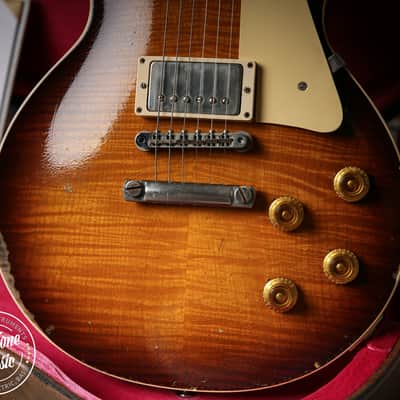 2020 Gibson Custom Shop 59' Les Paul Ultra Heavy Aged Murphy Lab Kindred Burst image 6