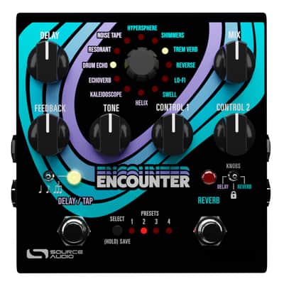 New Source Audio SA264 Encounter Ambient Delay & Reverb Guitar Effects Pedal image 1