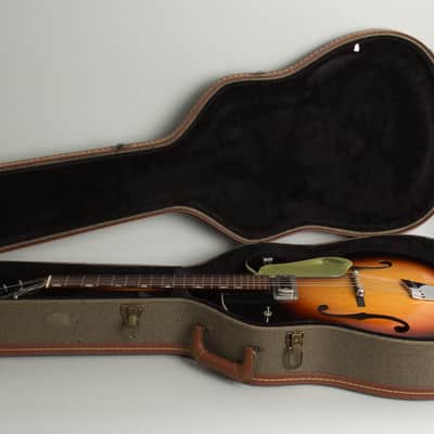 Gretsch PX 6124 Single Anniversary Arch Top Hollow Body Electric Guitar (1960), ser. #38751, hard shell case. image 10