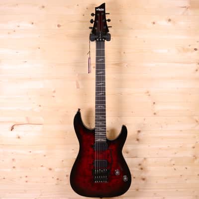 Schecter Omen Elite-6 FR - Rosewood Fingerboard, Black Cherry Burst image 2