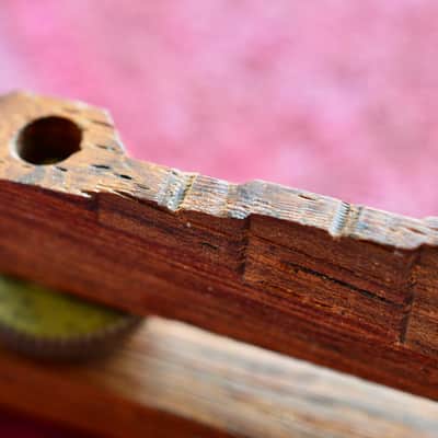 Vintage 1950's Gibson Rosewood Archtop Bridge and Base - L-5ces, Super 400, Es-175 1960's image 5