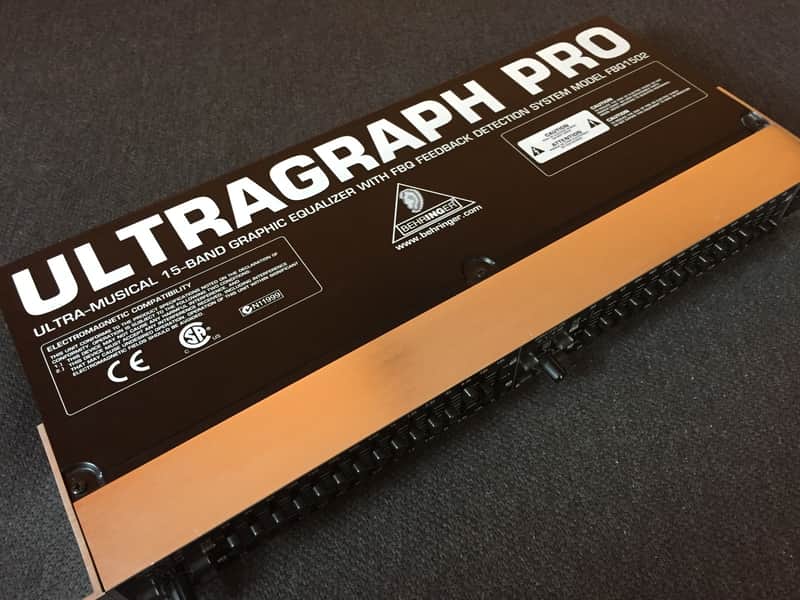 Behringer Ultragraph Pro FBQ1502 15-Band Stereo Graphic Equalizer image 3