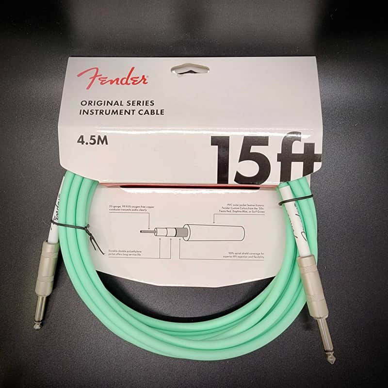 Fender Original Series Instrument Cable, 15', Surf Green Bild 1
