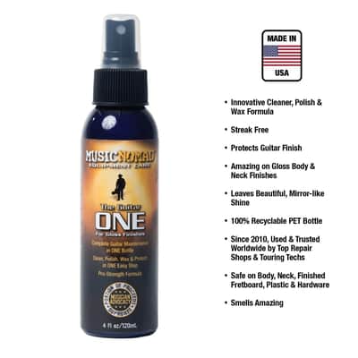 Music Nomad The Guitar ONE, All in 1 Gloss Cleaner, Polish & Wax, 120ml - MN103 image 3